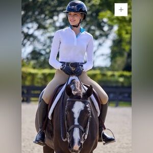 Essex Classics Ladies size XS Long Sleeve Equestrian Show Shirt